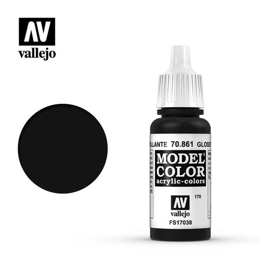 Vallejo Glossy Black FS17038 17ml. (192)