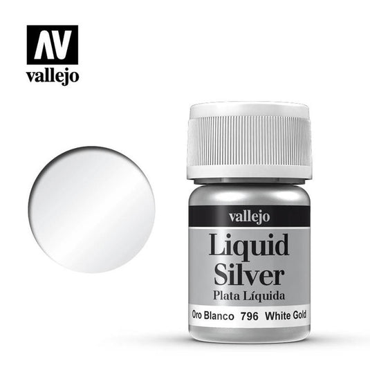 Vallejo Liquid White Gold (Alcohol based) 35ml.