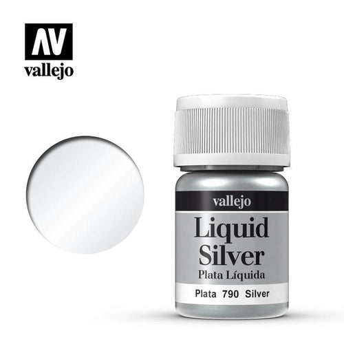 Vallejo Liquid Silver (Alcohol based) 35ml.