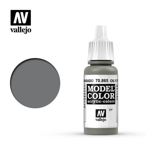 Vallejo Oily Steel Metallic 17ml. (196)