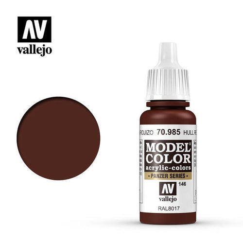 Vallejo Hull Red RAL8017 17ml. (146)