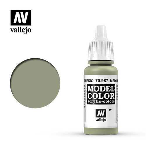 Vallejo Medium Grey 17ml. (112)