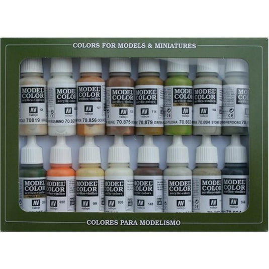 Vallejo Earth Tones Set 16pcs.