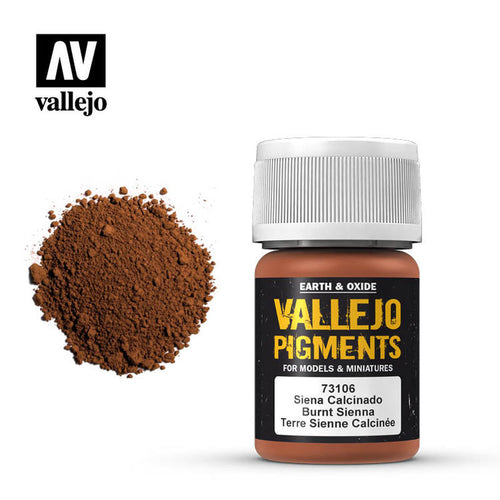 Vallejo Pigment Burnt Siena 30ml.