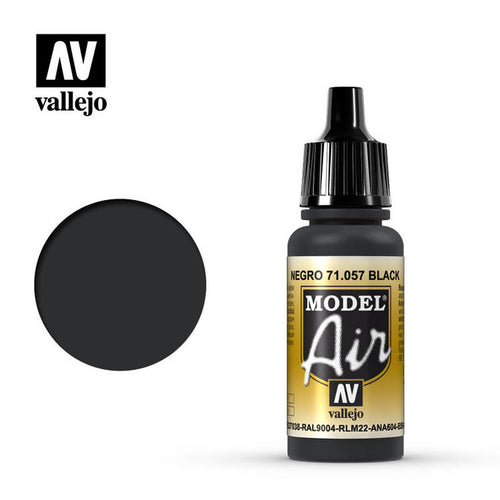 Vallejo Model Air Black FS37078 - RAL9004 17ml.