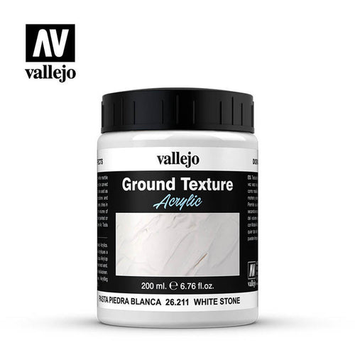 Vallejo Ground Texture Acrylic White Stone 200ml.