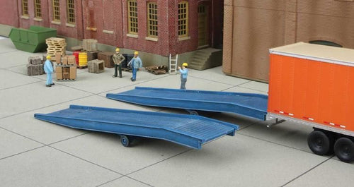 Walthers Cornerstone HO Loading Ramps - Kit - pkg(2)