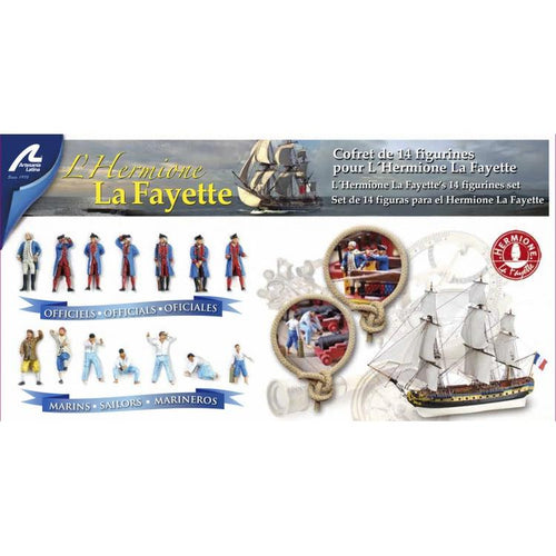 Artesania Latina L'Hermione La Fayette - 14 Figurines non paintes