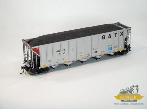 Rapido Trains HO AutoFlood III RD Coal Hopper : GATX-GGPX