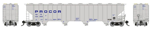 Rapido Trains HO Procor 5820 Covered Hopper: UNPX - Procor Blue Stencil