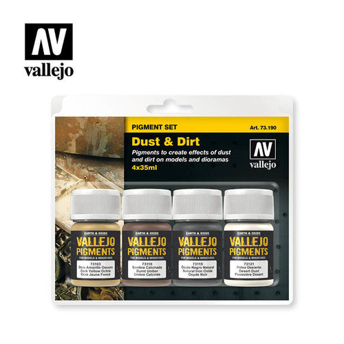 Vallejo Dust & Dirt Pigment Set