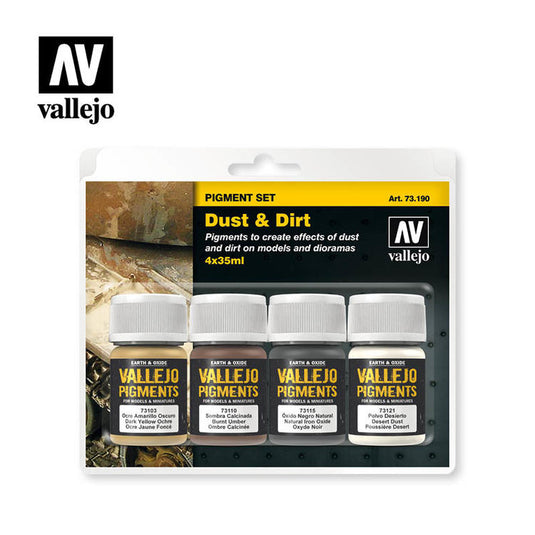 Vallejo Dust & Dirt Pigment Set