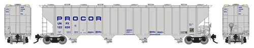 Rapido Trains HO Procor 5820 Covered Hopper: UNPX - Procor Blue Solid