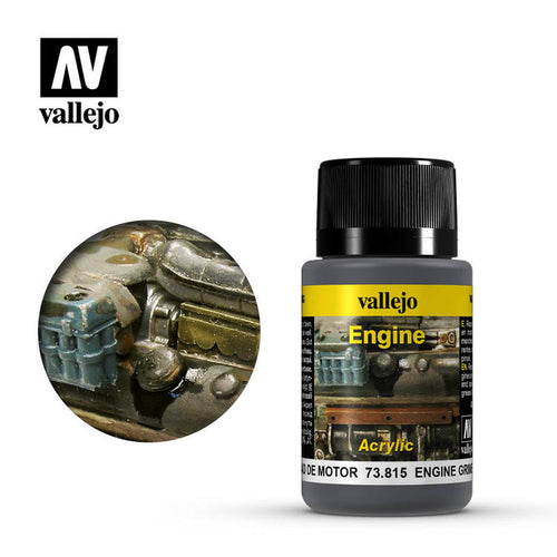 Vallejo Liquid Pigment Engine Grime 40ml.