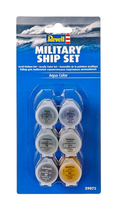 Revell Germany Military Ship Paint Set - 6pcs.