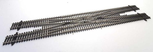 Walthers HO Code 83 Nickel Silver DCC-Friendly #6 Double Crossover -- Measures 16-3/4