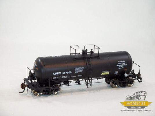 Athearn Genesis HO 13,600-Gallon Acid Tank, Chevron