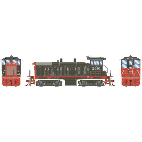 Athearn HO RTR EMD SW1500 Cotton Belt SSW #2481 with DCC & Sound
