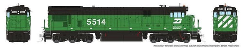 Rapido Trains HO GE C30-7 - with DCC & Sound - Burlington Northern