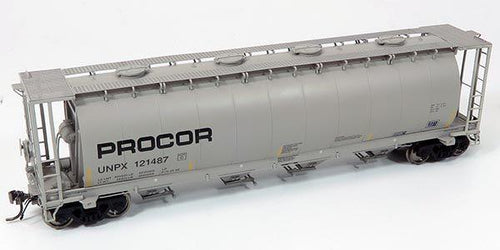 Rapido Trains HO NSC 3800cuft Covered Hopper: Procor Black Logo Scheme - UNPX