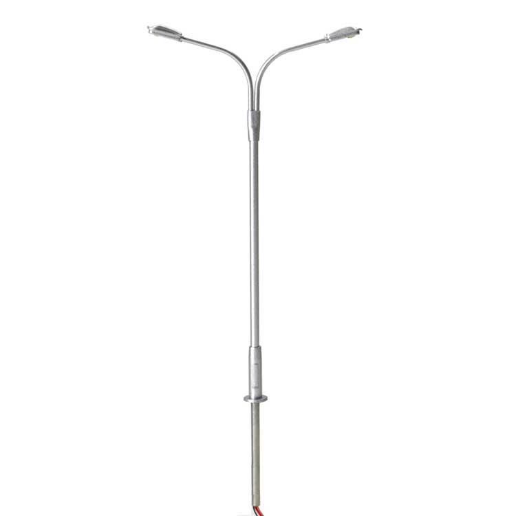 Load image into Gallery viewer, Atlas HO lampadaire de rue à DEL – Deux bras, Blanc chaud, Gris (150-70000167)
