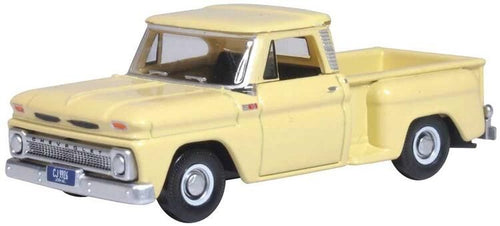 Oxford Diecast HO 1965 Chevrolet Stepside Pickup - Yellow