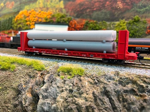 S.V.R. HO Galvanized Pipe load 4' x 45' (11pcs)