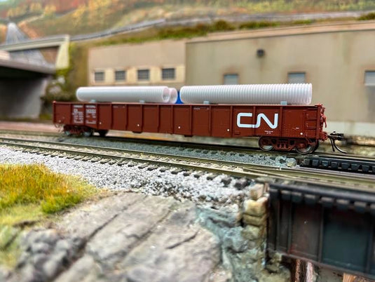 S.V.R. HO Galvanized Pipe load 3' x 22' (28pcs)