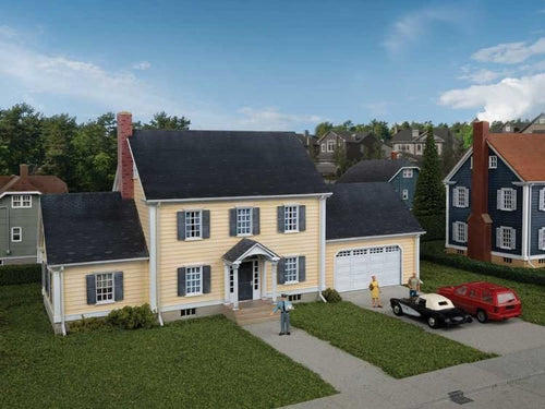 Walthers Cornerstone HO Executive House - Kit