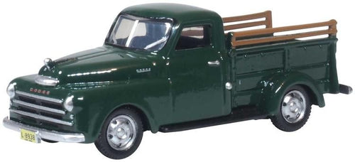 Oxford Diecast HO 1948 Dodge B-1B Pickup Truck - Dark Green
