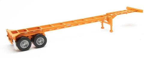 Walthers SceneMaster HO 40' Container Chassis (2-Pack) - Orange