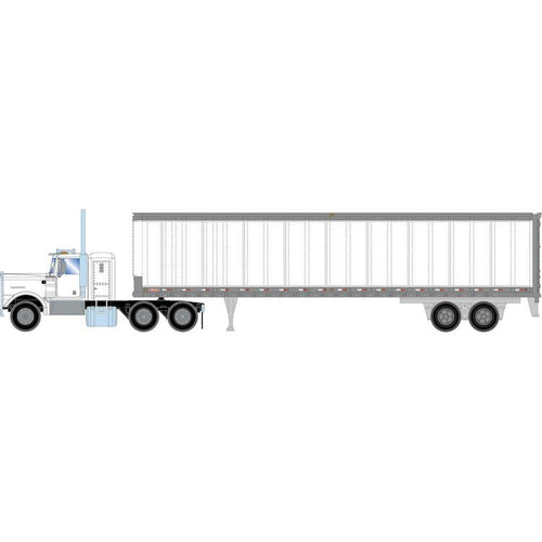 Athearn HO RTR Kenworth Tractor & Trailer, White