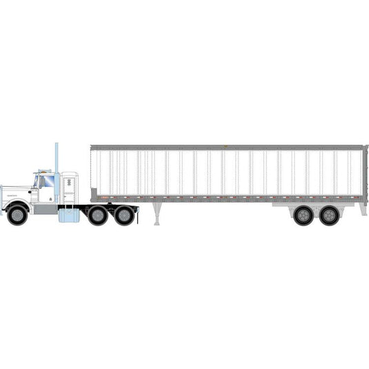 Athearn HO RTR Kenworth Tractor & Trailer, White