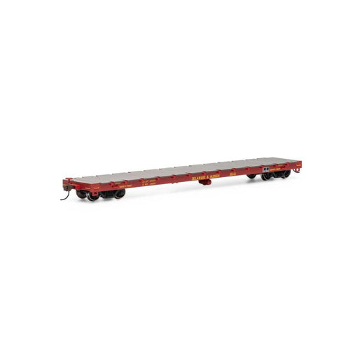 Athearn Ready To Roll HO 60' Flatcar, D&H : #16141