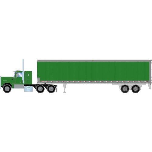 Athearn HO RTR Kenworth Tractor & Trailer, Green
