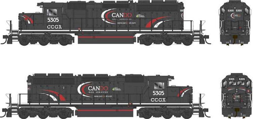 Bowser Executive HO GMD SD40-2 - w/DCC & Sound - Cando Rail Services : #5305
