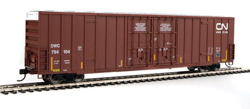 Walthers Mainline HO 60' High-Cube Plate F Boxcar - CN /DWC #794104