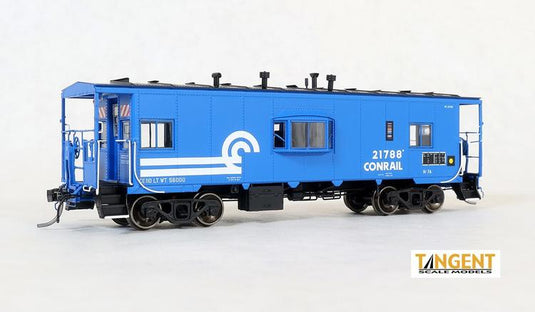 Tangent Scale Models HO Conrail (CR) N7A Blue Repaint 1979+ DSI/SLCC Bay Window Caboose : CR