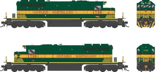 Bowser Executive HO GMD SD40-2 - w/DCC & Sound - Ontario Northland : #1730