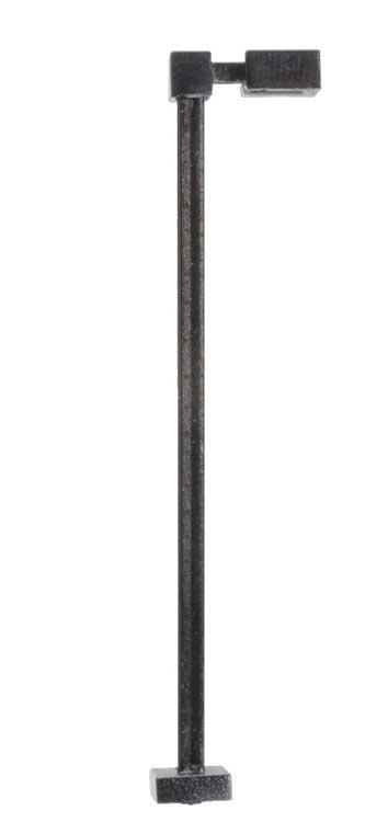 Load image into Gallery viewer, Atlas HO luminaire à tête carrée à DEL poteau noir – Un bras, Blanc froid, 15 pi à l'échelle (150-70000204)
