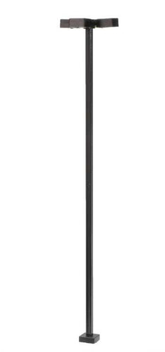 Atlas HO Four-Arm Square LED Light 3-Pack - Black (warm white LED) 30 Scale Feet Tall