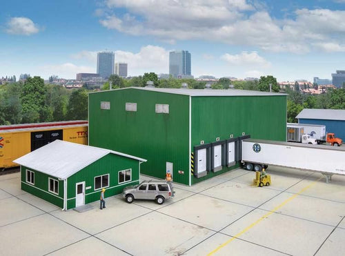 Walthers Cornerstone HO Steel Warehouse - Kit