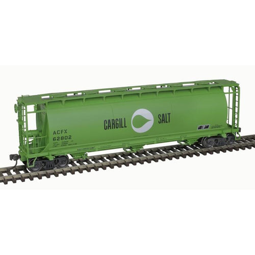 Atlas Master Line HO ACF 3-Bay Cylindrical Hopper - Cargill Salt / ACFX : #62802