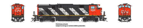 Rapido Trains HO MLW M420 w/DCC & Sound - Canadian National (MR-20c Zebra stripes) : #3568