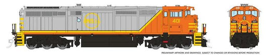 Rapido Trains HO GE Dash8-40CM w/DCC & Sound - QNS&L : #401