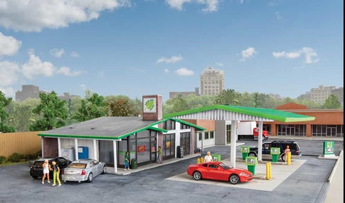 Walthers Cornerstone HO Modernized Gas Station - Kit