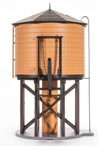 Broadway Limited Imports HO Operating Water Tower w/Sound - Unlettered : Non-Weathered Brown