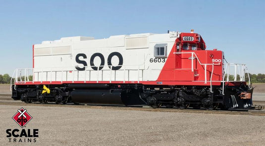 ScaleTrains Rivet Counter HO EMD SD40-2 w/DCC & Sound - Soo Line