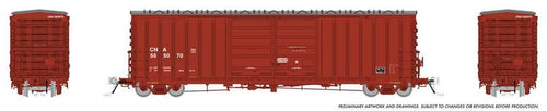 Rapido Trains HO PC&F B-70-69 Boxcar : Canadian National
