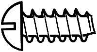 Walthers Tools #2 Self-Tapping Steel Sheet Metal Screws pkg(24)